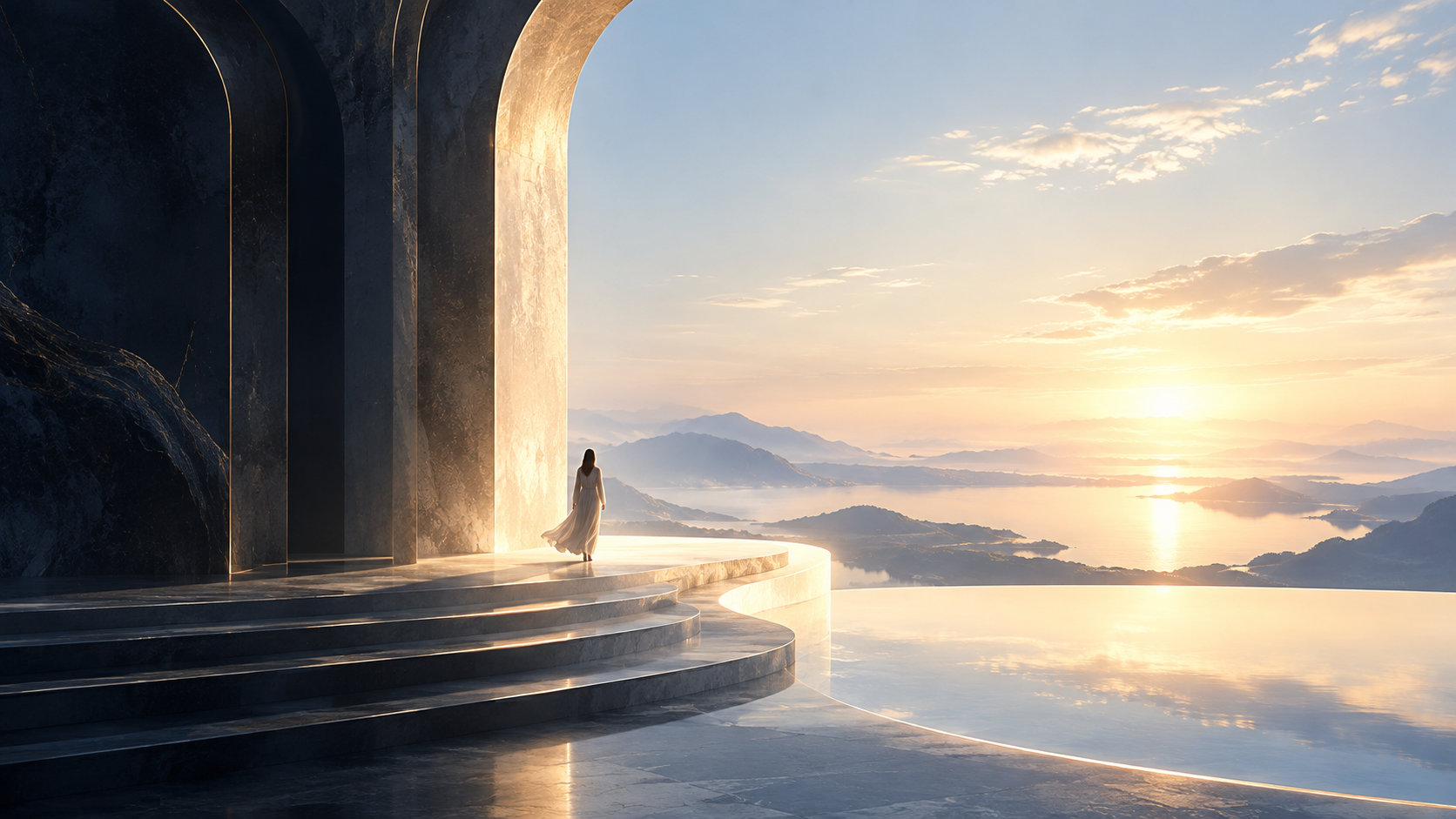 Threshold of light: a path toward dawn